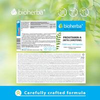 Beta-Carotene 15,000 mcg – 100 Capsules | High-Potency Provitamin A Supplement for Skin, Vision and Immune Support by BIOHERBA