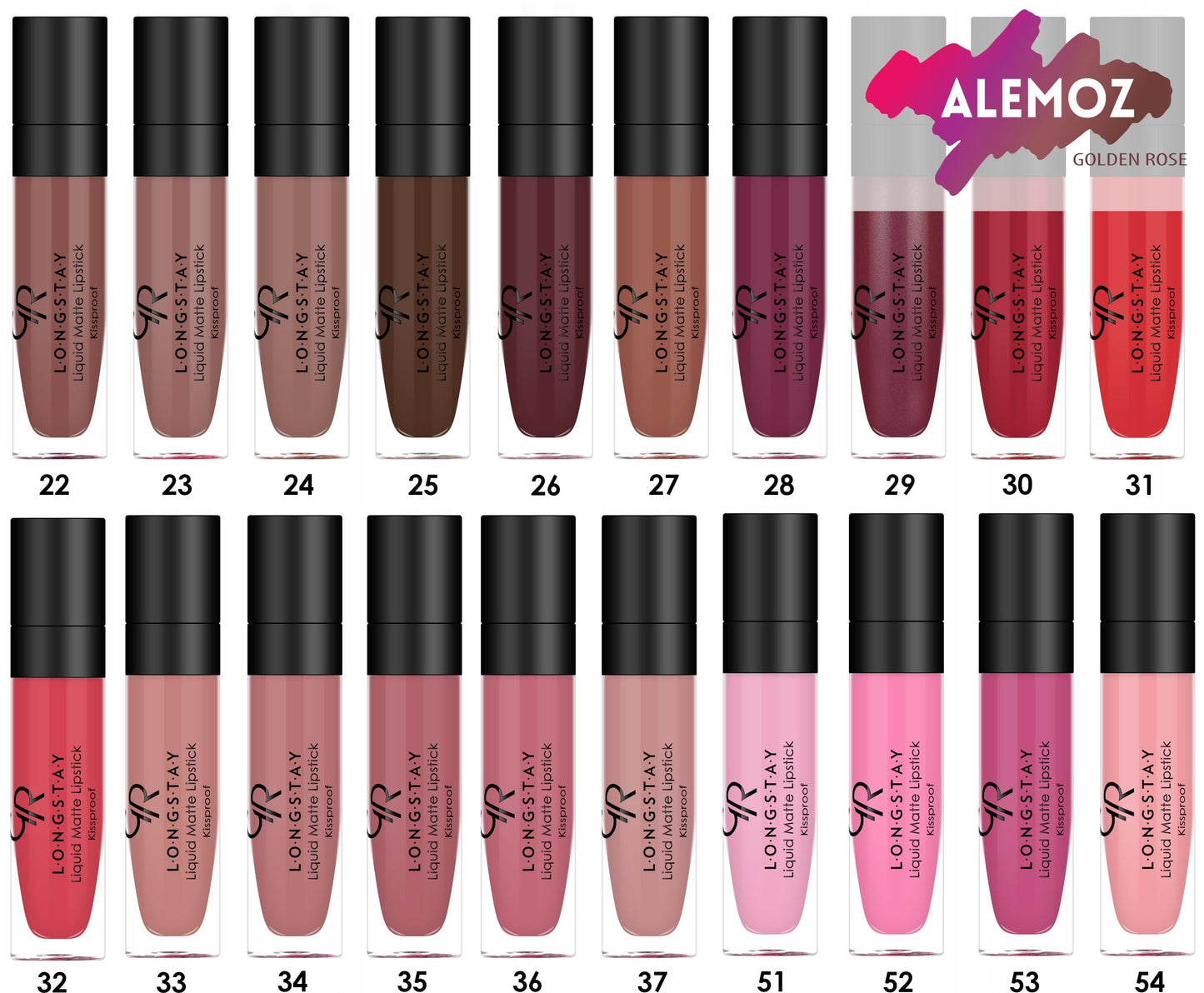 Golden Rose Matte Liquid Lipstick 22