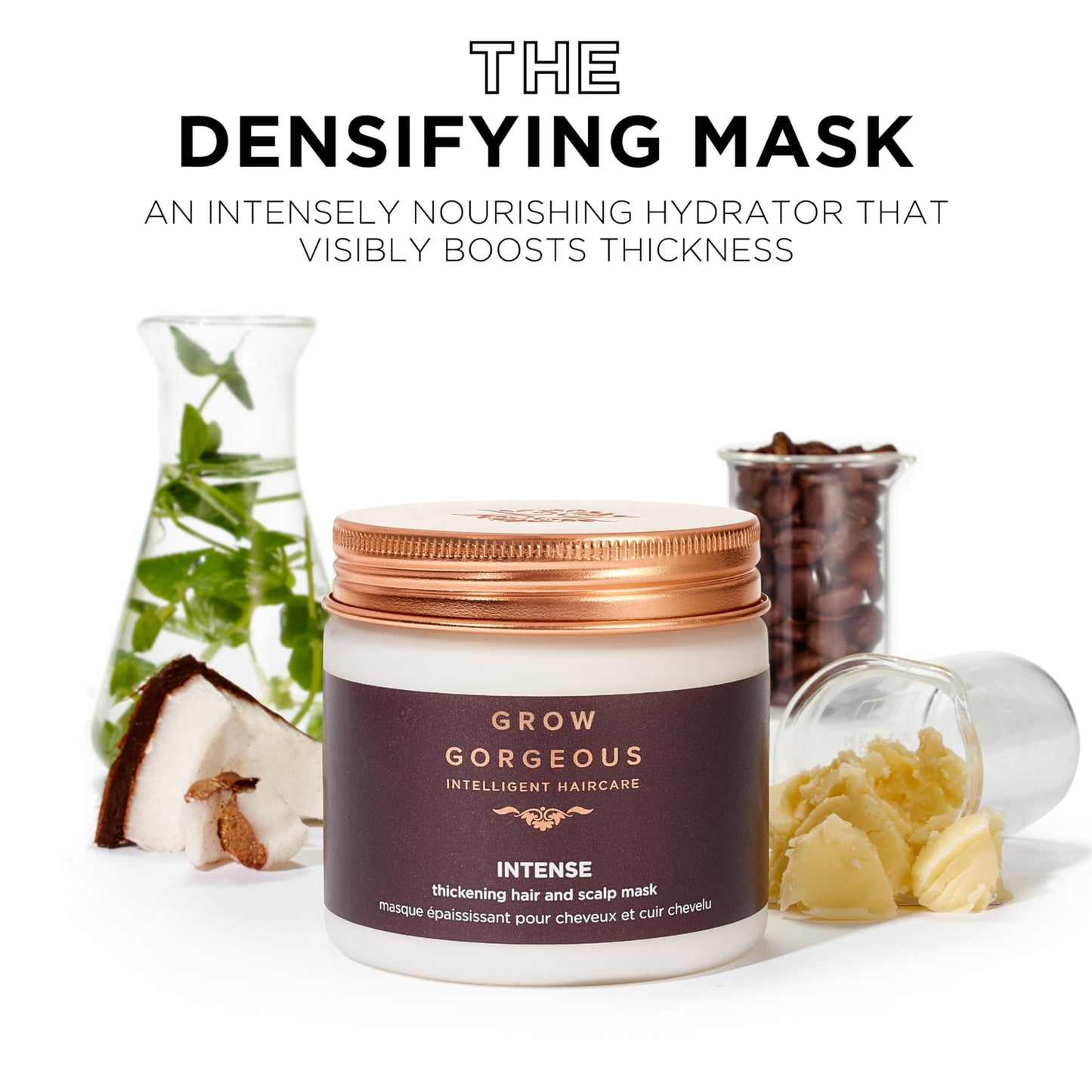 Grow Gorgeous Intense Thickening Hair and Scalp Mask, 200ml