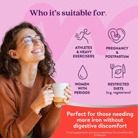 Solvotrin Active Iron Supplement 17 mg Multivitamin for Women - Clinically Proven to Increase Energy & Reduce Tiredness - Gentle, Non-Constipating Iron Women’s Multivitamin - 30 Capsules + 30 Tablets