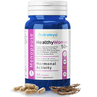 Nutraleya HealthyWoman 50+ Natural Menopause Vitamins, During and After Menopause, an Alternative to HRT, Includes: Soy Isoflavone, Suma Root 60 Day Supply
