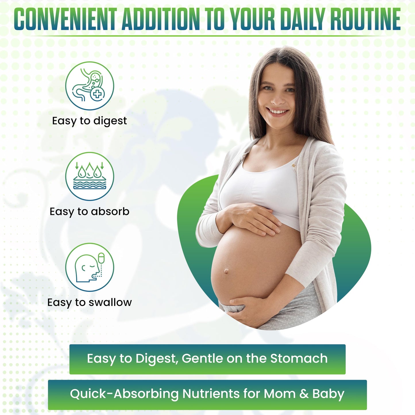 SigmaBiotics Pregnancy Multivitamin | 800 µg Folic Acid, Iron, Vitamins D3 and C, Omega-3, B Complex, Zinc and Probiotics, Prenatal Support for Mom’s Energy, Immunity, and Baby's Growth | 90 Tablets