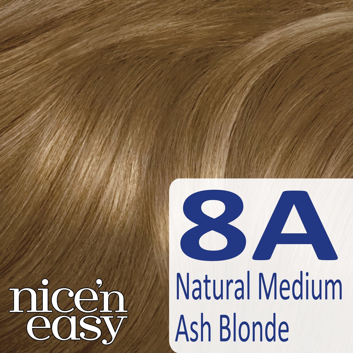 Clairol Nice'n Easy Permanent Hair Dye 106/8A Natural Medium Ash Blonde
