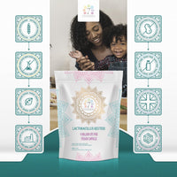 7 Chakras 7C Lactobacillus Reuteri | 120 High Strength L Reuteri Capsules - 6B CFU L Reuteri Probiotic per Serving | Probiotic Lactobacillus Supplement | Non-GMO, Gluten & Allergen Free | Made in The UK