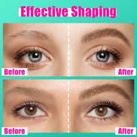 bayfree Thickening Eyebrow, Waterproof Tinted Brow Glue Eyebrow Gel, Wearable Eyebrow Glue for 16h, Blonde