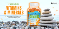 Generic Multivitamin Gummies - Vitamins for Adult and Children - Natural Orange Flavour Soft Chewable Gummy 11 Vitamins &Minerals for Health & Immune Support