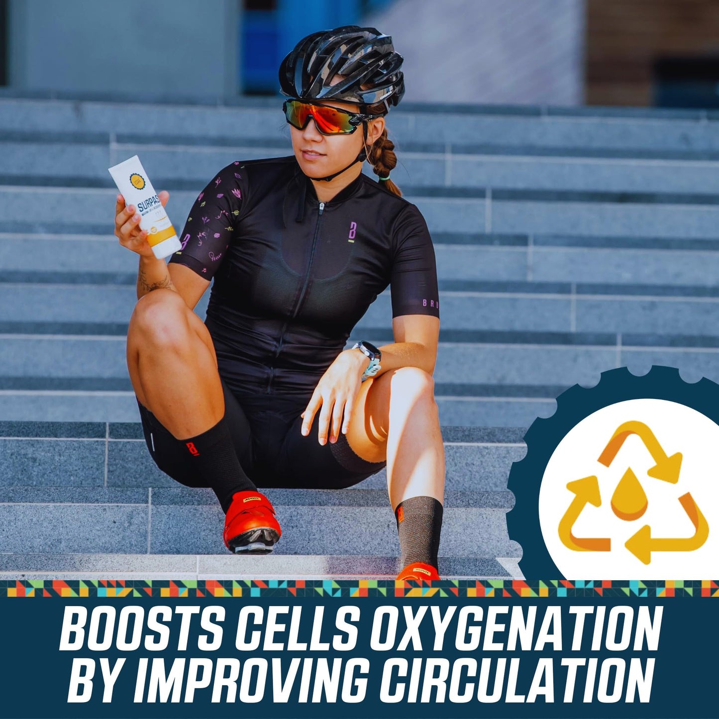 SURPASS Pre-Workout Warm-Up Balm for Athletes | Irritation-Free Ultra Strength Pre-sport Muscle Rub | Joint & Muscle Soothing Relief Recovery Therapy | Post-workout Muscle Relaxer (200ml)