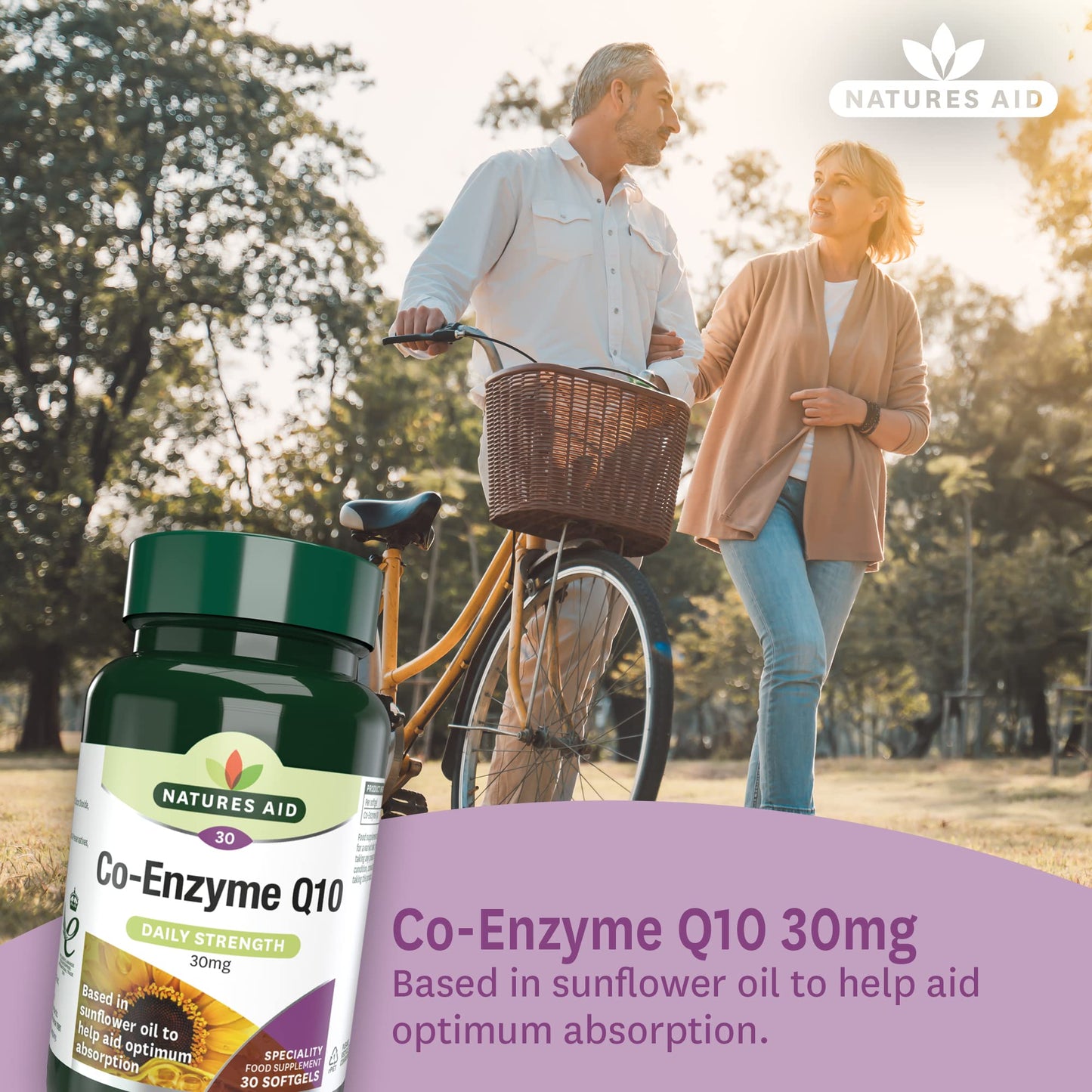 natures aid Natures Aid Co-Q-10 Tablets 30mg Pack of 30