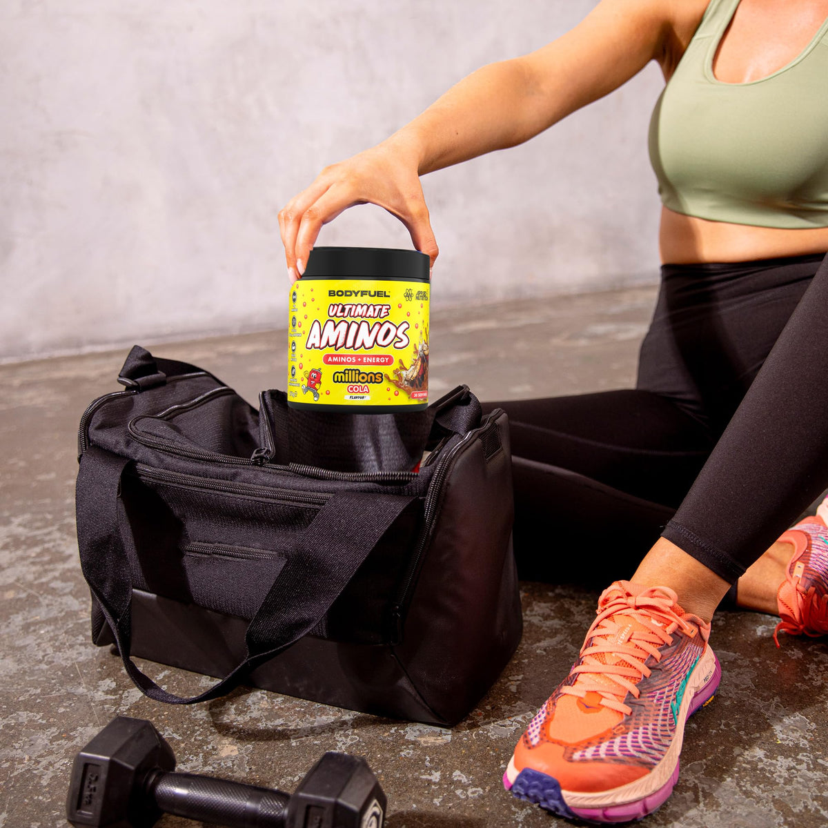 Applied Nutrition BodyFuel Amino's - Amino Acids Supplement, EAA Essential Amino Acids Powder, Muscle Fuel & Recovery (270g - 30 Servings) (Millions Cola)