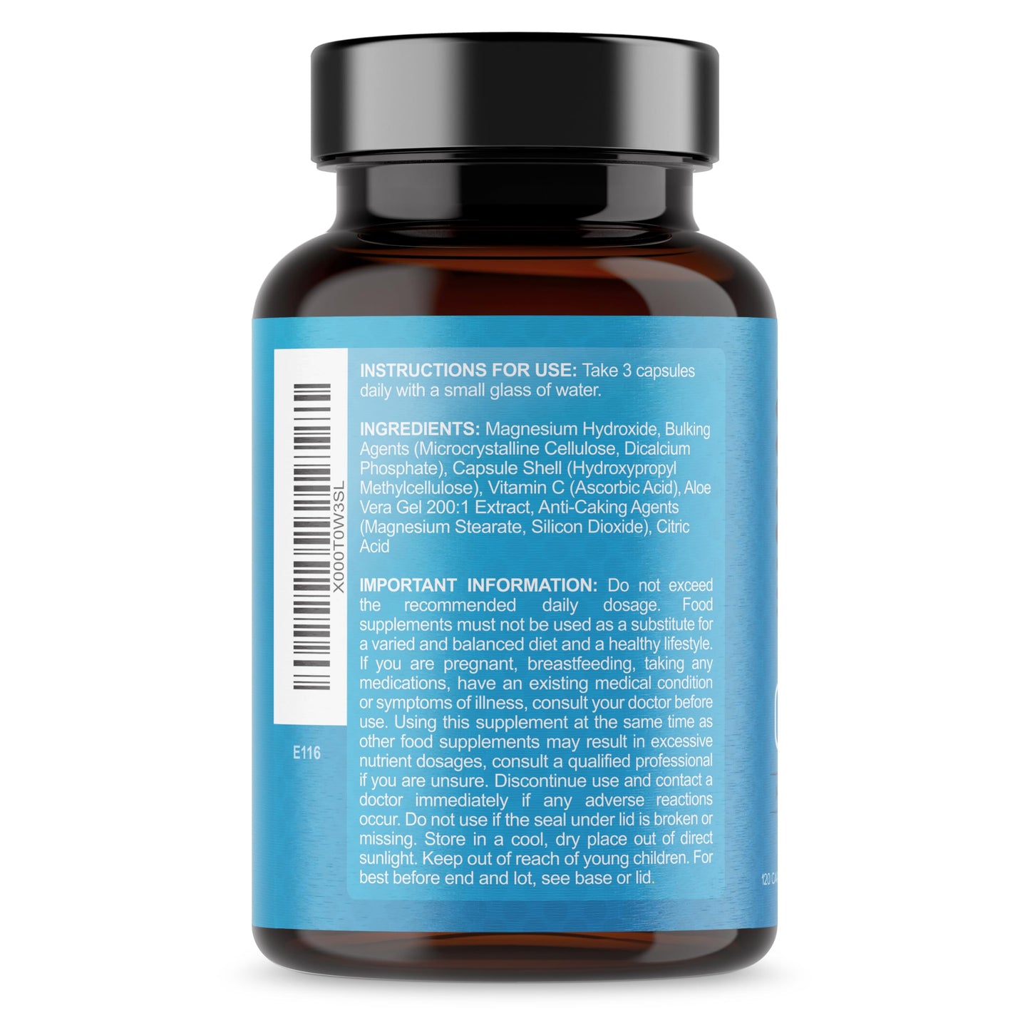 Vivanta Nutrition OXY 99 - Oxygen Cleanse - Vegan & Vegetarian Friendly - High Strength Cleanser with 995mg Magnesium Hydroxide Powder (40 Servings - 120 Capsules)