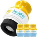 Solar Buddies Sunscreen Applicator - Green Triple - BPA-Free Refillable Roll on Sponge Sunscreen, Suncream & Lotion Applicator For Kids & Adults - Holds 3.4fl oz, Perfect Size for Travel