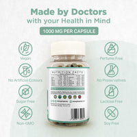 STRENGTH & SPICES100% Natural Vegan Food Supplements Strength & Spices Anxiety & Sleep Support, Anxiety Relief Supplement, Ashwagandha Capsules with 20 Powerful Ingredients, Plant-Based Formulation for Mood and Immune Boost, 1000mg, 60 Capsules