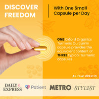 Advanced Turmeric Capsules High Strength 3000mg, Ginger & Black Pepper | ONE per Day | 4 Month Supply | Turmeric and Black Pepper Capsules Locally Made in UK | Turmeric Powder Joint Care Supplements