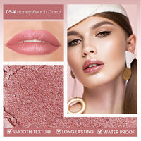 XINYUNXIN Beauty Searcher Metallic Shine Lipstick Makeup for Woman Velvet Matte Lipsticks Moisturizing No-Stick Cup Lip Makeup, Long Lasting 24H Waterproof Shine Lip Gloss (#5)