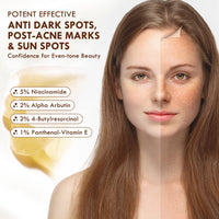 cosmpro Dark Spot Remover for Face and Body, Age Spot Remover for Face, Dark Spot Corrector Freckle Remover, Sunspots and Melasma with 2% Alpha Arbutin, 5% Niacinamide, 50 ml