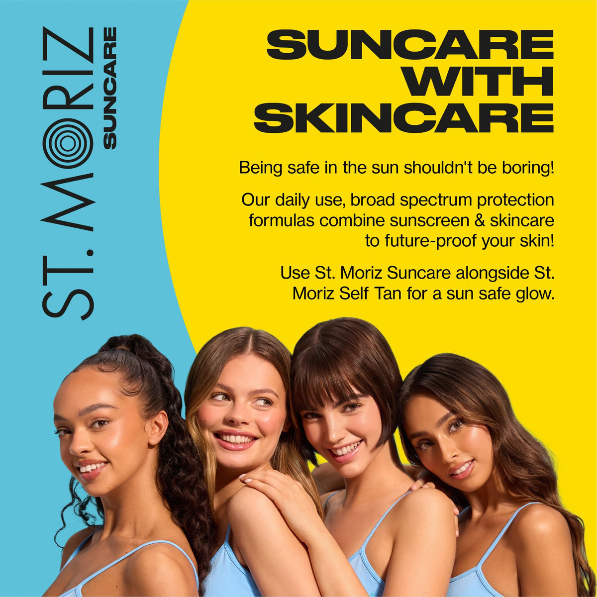 ST. MORIZ St Moriz Suncare SPF 30 Tinted Face Sunscreen | UVA & UVB Protection SPF 30 Daily Use Sunscreen Face Lotion with Tinted Coverage, Hyaluronic Acid & Niacinamide | Dermatologically Tested | Vegan | 50ml