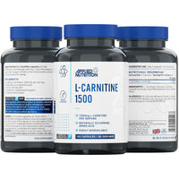 Applied Nutrition L-Carnitine 1500mg - Carnitine Supplement Premium L-Tartrate Form, High Strength, Energy Boost & Weight Management (120 Capsules - 60 Servings)