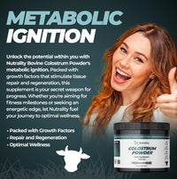 Nutrality Bovine Colostrum Powder 1500mg 150g | Immune Support, Gut Health, 100% Grass Fed Bovine, Growth & Metabolic Factors, Optimal Wellness | No Preservatives & Hormone-Free