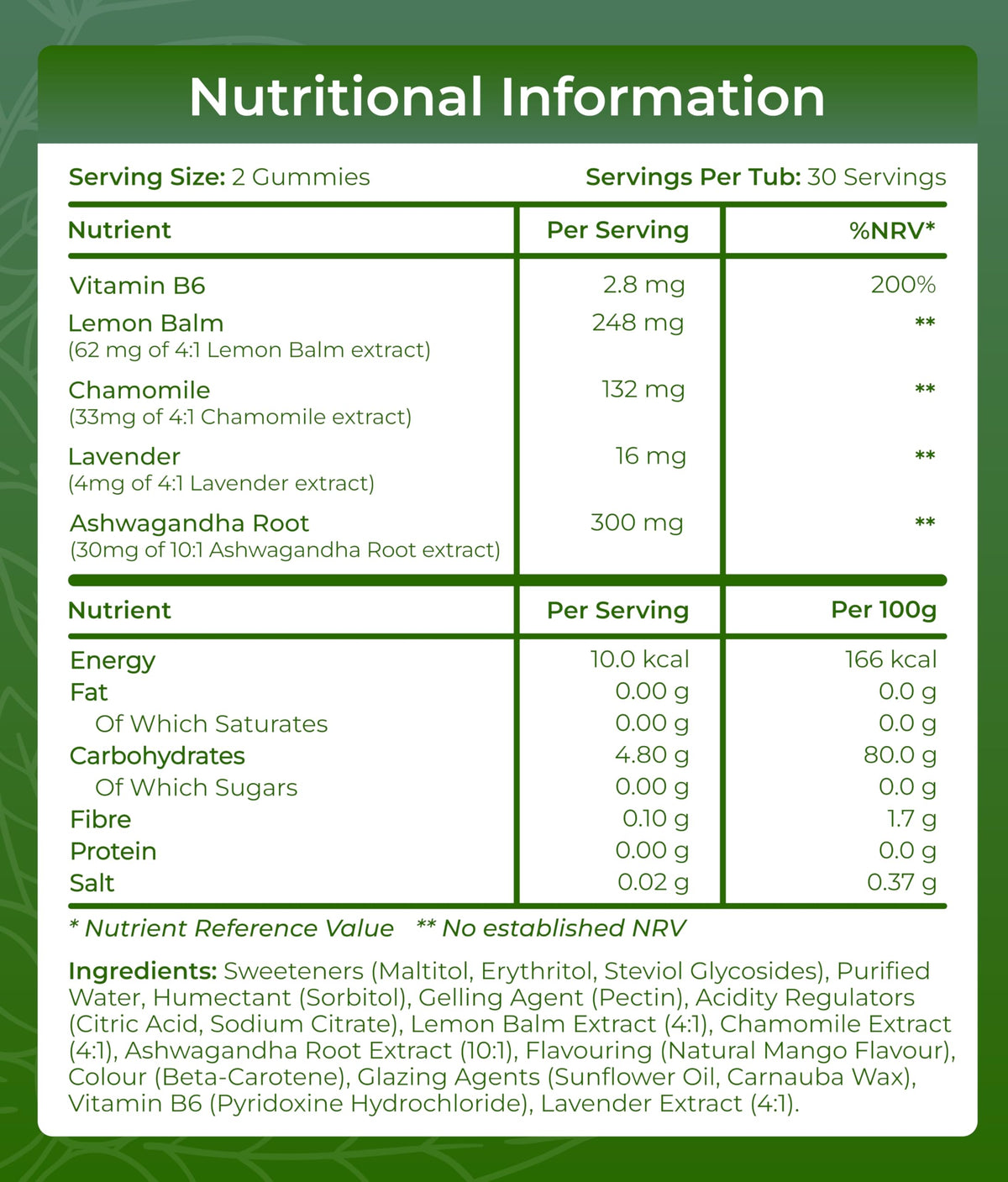Healthivo® Ashwagandha Gummies High Strength 300mg, 60 Gummies, Vegan