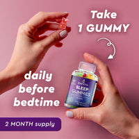 ZAPVITA Sleeping Aid for Adults – 70 Extra Strong Natural Sleep Gummies with L-Theanine & Magnesium – Melatonin Alternative Gummy for Adult Restful Sleep & Relaxation – Night Time Support