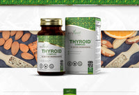 Ezyleaf Nutrition Ezyleaf Thyroid Complex | L Tyrosine Thyroid Support Supplement with Ashwagandha, Iodine, Zinc, Kelp, Sea Moss, Potassium Iodide, Guggul Extract & Selenium | 90 L-Tyrosine Capsules | UK ISO Certified