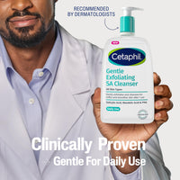 Cetaphil Gentle Exfoliating Salicylic Acid Cleanser, SA Face Wash & Body Wash for Dry, Rough & Bumpy Skin 236ml
