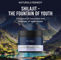BENGRIN Premium Himalayan Shilajit Resin – Pure, Potent & Lab-Tested for Adults, Gold Grade 100% Pure, Rich in Fulvic & Humic Acid, Minerals, Immune System & Vitality Booster, Vegan