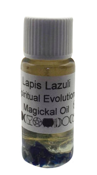 Angelleesa | Lapis Lazuli Gemstone Infused Magickal Incense Oil