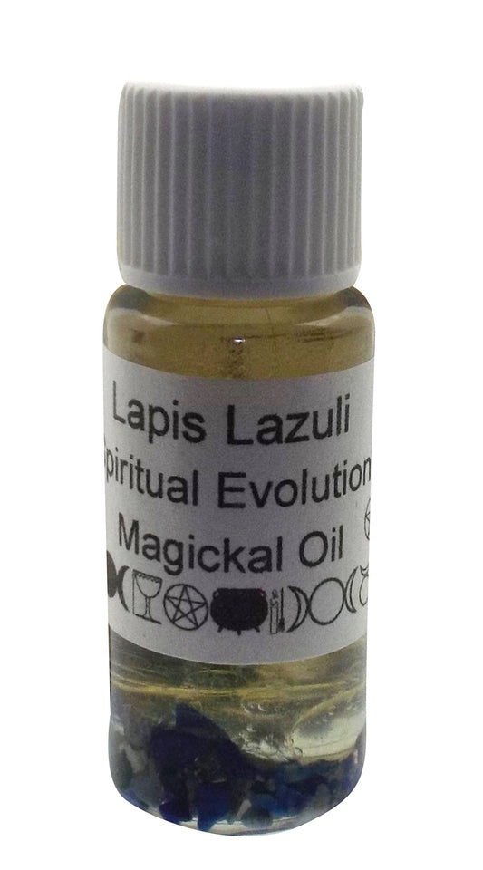 Angelleesa | Lapis Lazuli Gemstone Infused Magickal Incense Oil