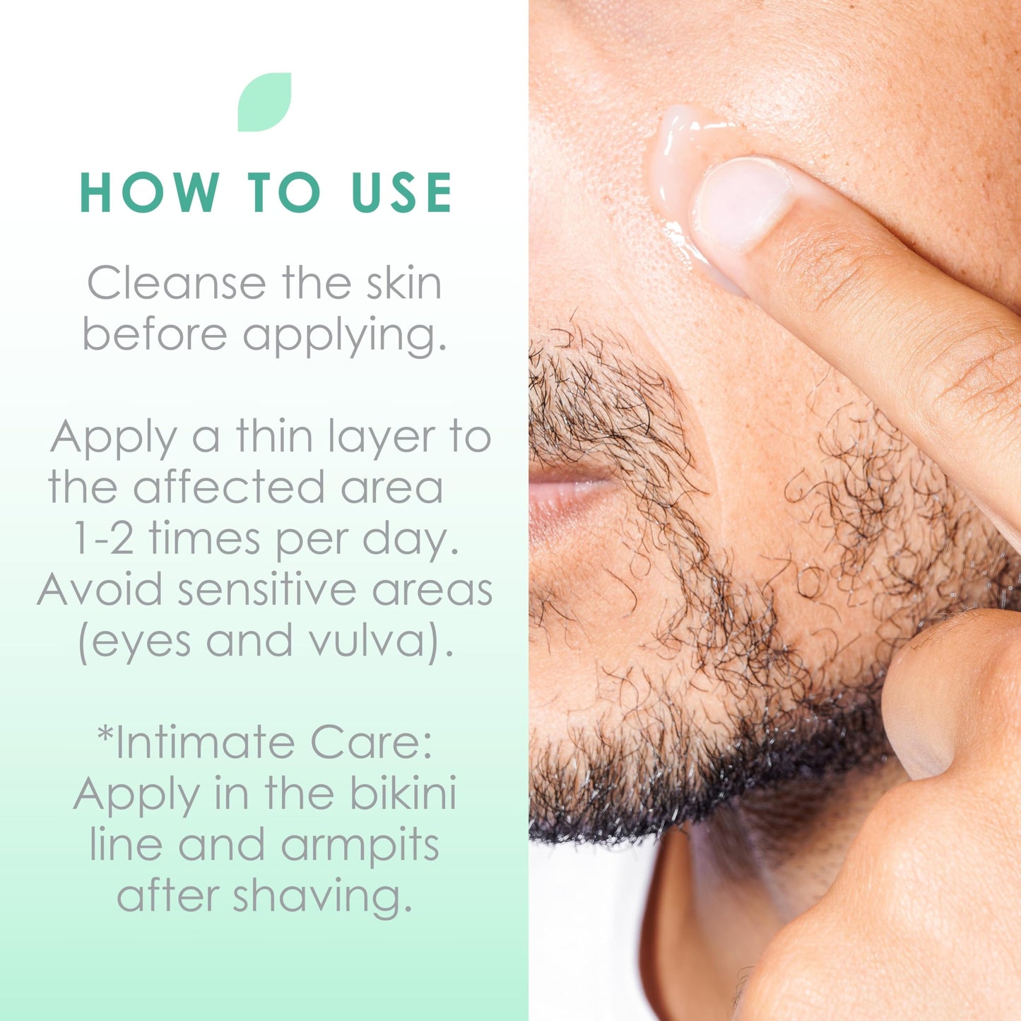 WildMint Spot Soothe Natural Spot Treatment Gel | For Breakouts, Scars & Irritation | Tea Tree Healing Serum for Acne Prone Skin & Ingrown Hairs | UK Made Vegan & Cruelty-Free Skincare | 30ml