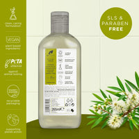 Dr. Organic Dr Organic Tea Tree Shampoo, Purifying, Oily Roots & Scalps, Natural, Vegan, Cruelty-Free, Paraben & SLS-Free, Recyclable & Recycled Ocean Bound Plastic, Certified Organic, 265ml, Packaging may vary
