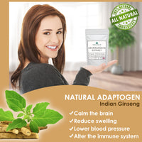 Endless Health UK Ashwagandha Extract | High Strength | 20:1 Extract | 60 Capsules