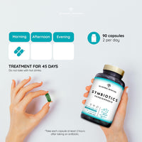 Pre and Probiotics for Gut Health. Probiotic Complex with 40 Billion Probiotic Bacteria. Probiotics for Intestinal Flora and Relief of Digestive Discomfort. 30 Capsules. N2 Natural Nutrition.