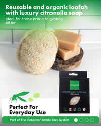 INCOGNITO Incognito Less Mosquito Luxury Loofah and Soap