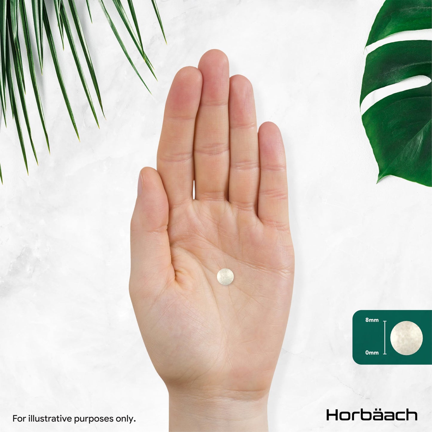 Horbäach Iodine Supplement 500mcg | 400 Vegan Tablets (1+ Year Supply) | High Strength Potassium Iodide | by Horbaach