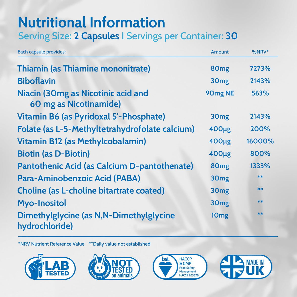 Health4All Methyl B-Complex, 60 Capsules with Methylcobalamin, Methylfolate, DMG & PABA Supplement, Support Stress, Energy, Methylation, Aid Nervous & Physiological Function | Made in UK (not Tablet)