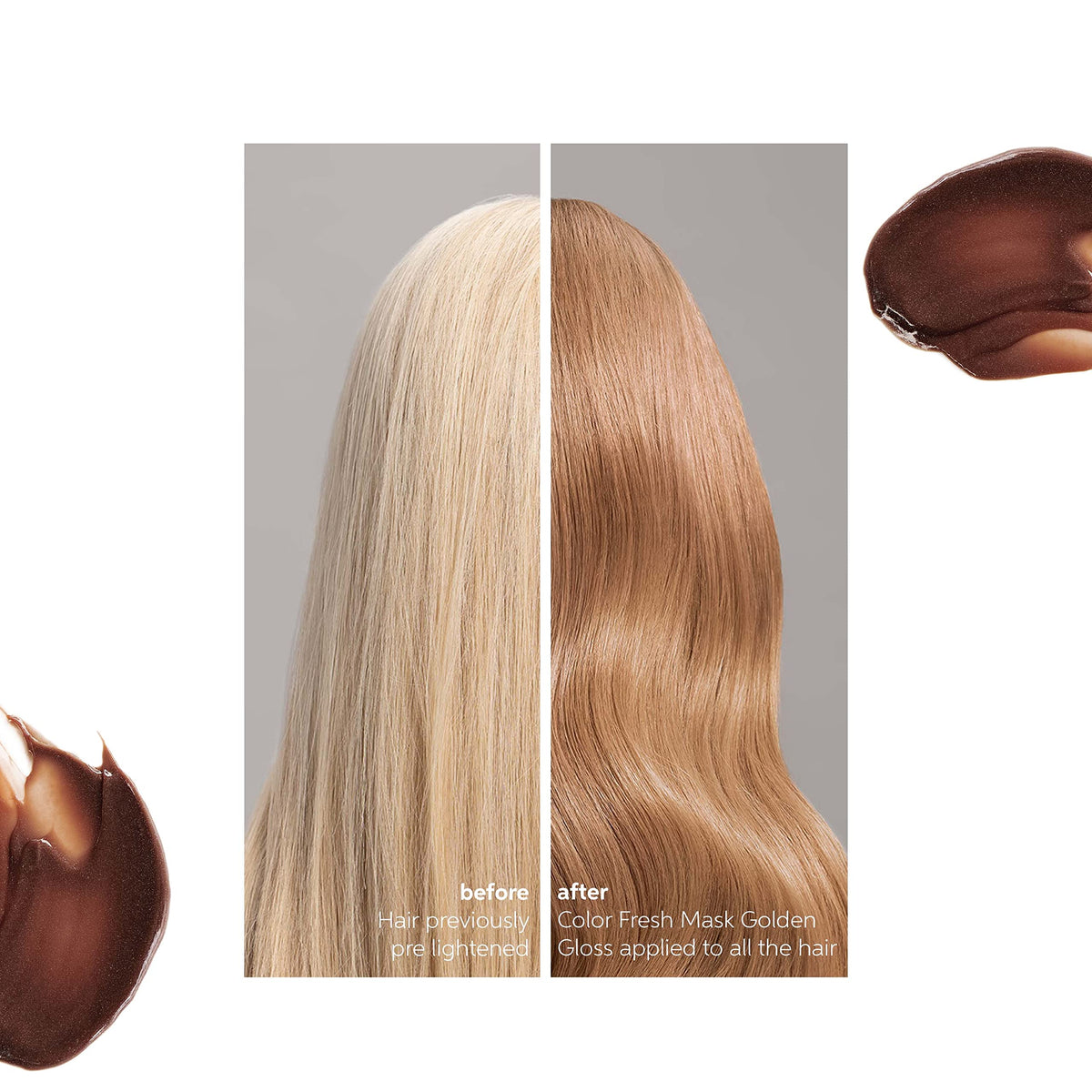 Wella Professionals Wella Professional Color Fresh Mask, Temporary Hair Color Refresh Treatment, Semi-Permanent Hair Dye, Hair Gloss Treatment, Golden Gloss, 500 ml