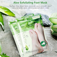 KAYZON Foot Peel Masks, 5 Pairs Feet Exfoliating Socks, Aloe Vera Foot Moisturiser Socks for Foot Care, Cracked Heel, Dead & Hard Skin, Foot Mask for Women & Men - Baby Soft Smooth Touch Feet
