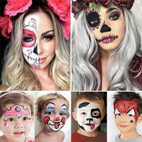 proamate Proamate Face Paints ,20 Colors Professional oil based Make Up Set Body Painting Washable for Art Exhibition Halloween Party Colsplay (20 Colors)