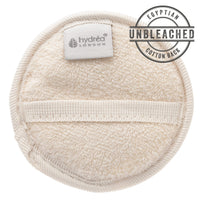 Hydrea London - Organic Egyptian Natural Loofah Face Exfoliator Pad - Double Sided for Exfoliation + Cleansing