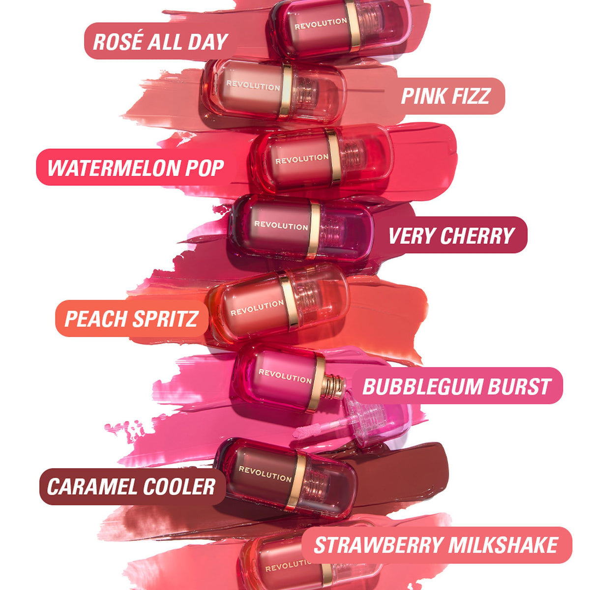 Revolution Skincare London Revolution Superdewy Liquid Blush Burst, Buildable Colour for Cheek, Serum Formula with Peptides & Hyaluronic Acid, Vegan & Cruelty-Free, Strawberry Milkshake Cool Pink, 4.2ml