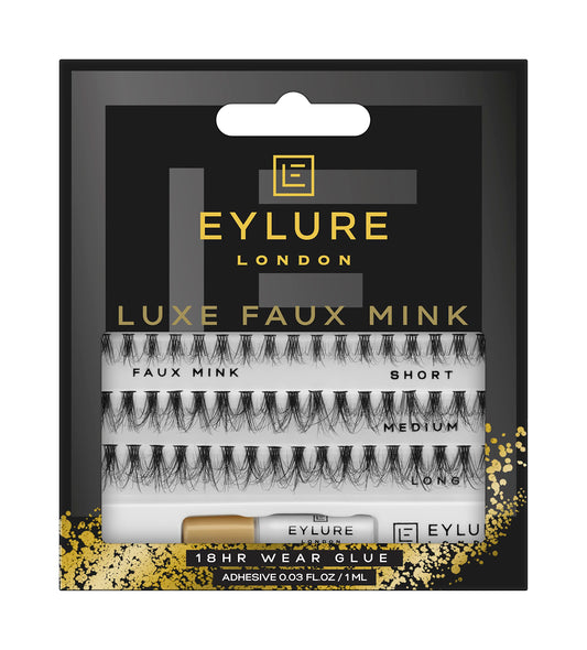 Eylure Luxe Faux Mink Individual Clusters, 1 count (Pack of 1)