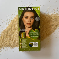 Naturtint Permanent Hair Colour Gel 3WN Radiant Nature Dark Brown, Plant Enriched, Biobased, Ammonia Free, Long Lasting Grey Coverage and Radiant Colour, Nourishment and Protection