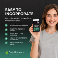 Only Nutrients - Turmeric Papain Bromelain Ginger Supplement, High-Strength Liver, Digestive & Joint Health Support, Nourishing Herbal Blend, 180 Turmeric Tablets
