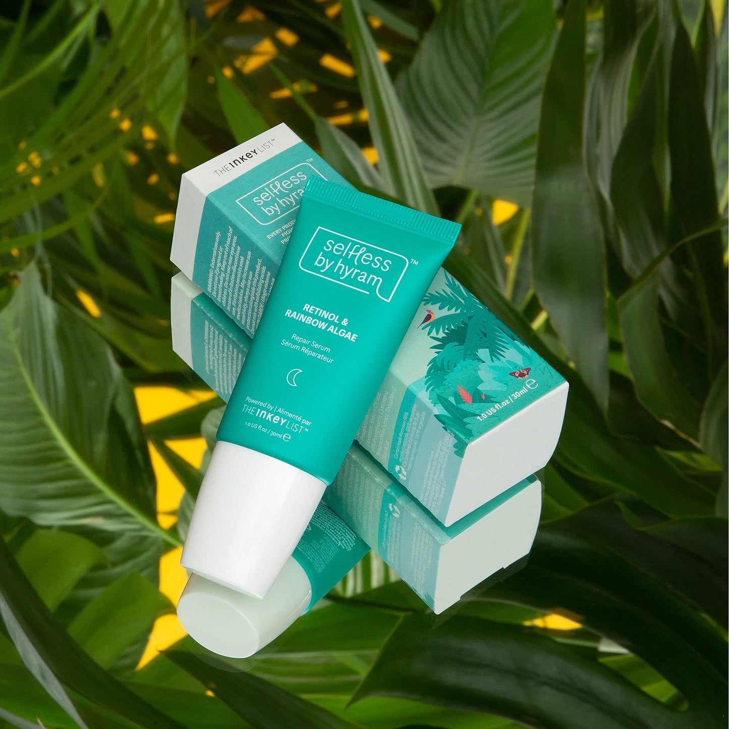 Selfless by Hyram Retinol and Rainbow Algae Repair Serum to Gently Target Post-Breakout Marks and Hyperpigmentation 30ml, White