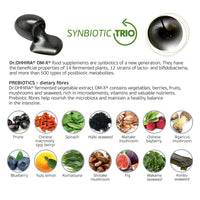 Dr. Ohhira Deluxe 12 Strains of Lab 5 Years of Fermentation Postbiotic Metabolites Vitamins Minerals Amino Acids and Organic Acids Vegan 30 Capsules