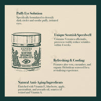 Napiers Speedwell Ageless - Anti-Aging Eye Gel - Minimises Wrinkles & Reduces Puffiness with Scottish Speedwell & Marine Collagen - 30ml