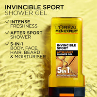 L’Oréal Paris men expert L'Oreal Paris Men Expert Invincible Sport Shower Gel, 300 ml