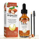 Beyond Happy Moroccan Argan Oil for Hair & Skincare, 60ml Natural Vegan Oil For Scalpcare & Fuller Healthier Hair - Natural Oil For Men & Women (Moroccan Argan Oil)