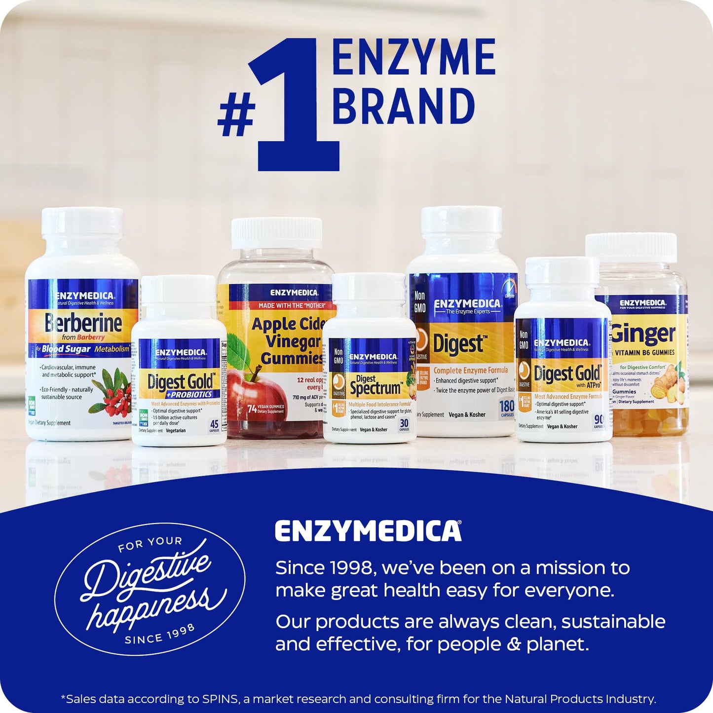 Enzymedica, Digest Basic, 180 Capsules